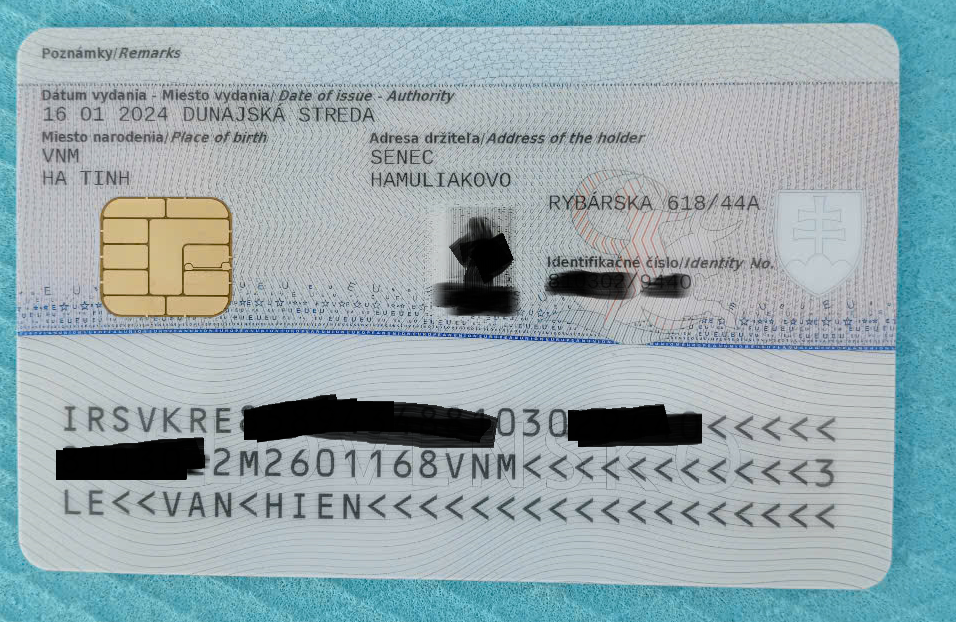 gia hạn thẻ cư trú kinh doanh Slovakia